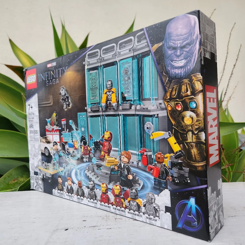 NEW LEGO Marvel Iron Man Armory Toy Building Set 76216 Avengers Lego Set with MK - Picture 5 of 14